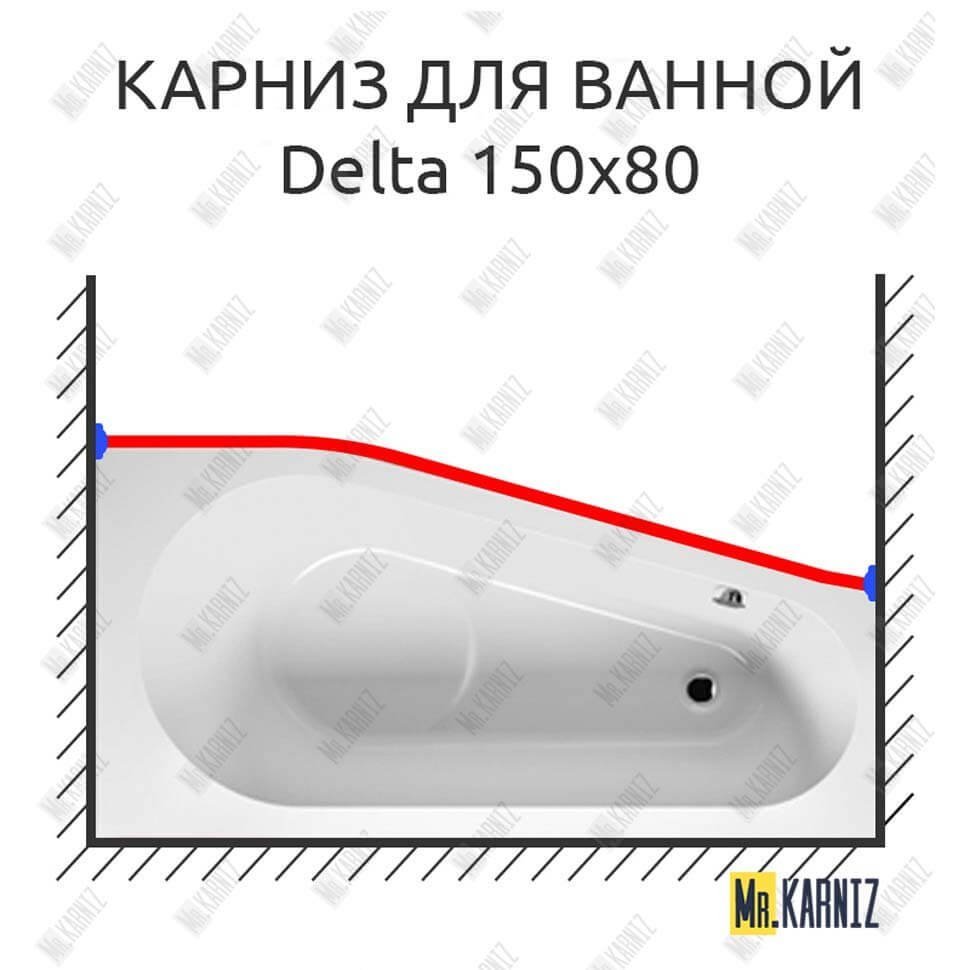 Карниз для ванны Riho Delta Передний борт 150х80 Усиленный 25 мм MrKARNIZ Карниз для ванны Riho Delta Передний борт 150х80 Усиленный 25 мм MrKARNIZ